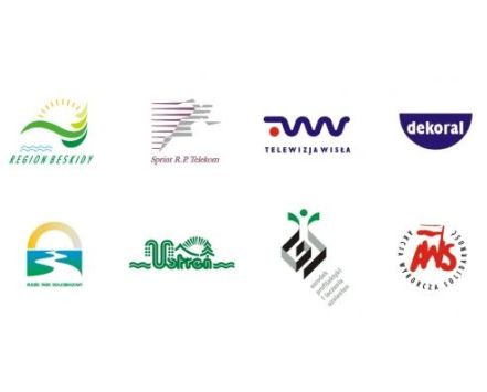 Projekty logotypów.